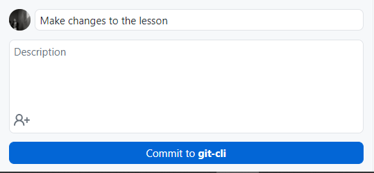 Commiting Changing with Github Desktop